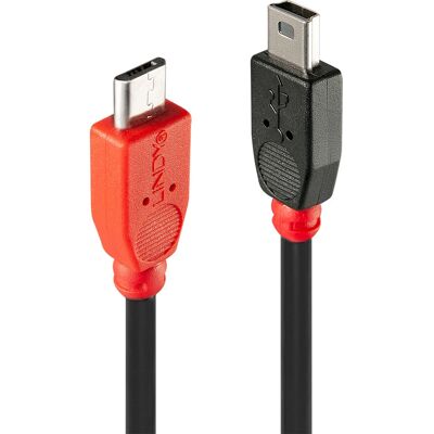Lindy USB-kabel - Micro-B naar Mini-B OTG - 2 m Lindy USB-kabel - Micro-B naar Mini-B OTG - 2 m
