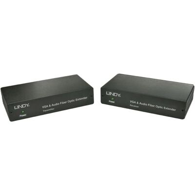 Lindy 32541 Extenseur AV - VGA & Audio en Fibre Optique Lindy 32541 Extenseur AV - VGA & Audio en Fibre Optique