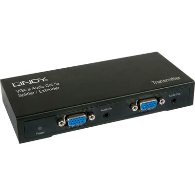Lindy 35401 AV Extender - VGA & Audio - 4 Port - 300m Lindy 35401 AV Extender - VGA & Audio - 4 Port - 300m