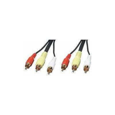 Câble vidéo et audio composite Lindy 35546 - 20m, 3x RCA - Noir Câble vidéo et audio composite Lindy 35546 - 20m, 3x RCA - Noir