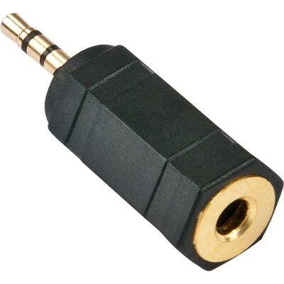 Lindy 35622 Audio Adapter - Stereo 2,5mm auf 3,5mm - Schwarz Lindy 35622 Audio Adapter - Stereo 2,5mm auf 3,5mm - Schwarz