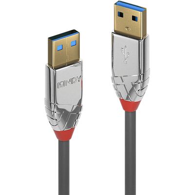 Lindy USB-kaapeli - 3m - Harmaa - USB 3.2 Gen 1 - Korkeanopeuksinen tiedonsiirto Lindy USB-kaapeli - 3m - Harmaa - USB 3.2 Gen 1 - Korkeanopeuksinen tiedonsiirto