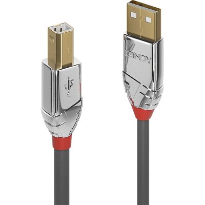 Lindy 36644 USB Kabel - USB A zu USB B - Grau Lindy 36644 USB Kabel - USB A zu USB B - Grau