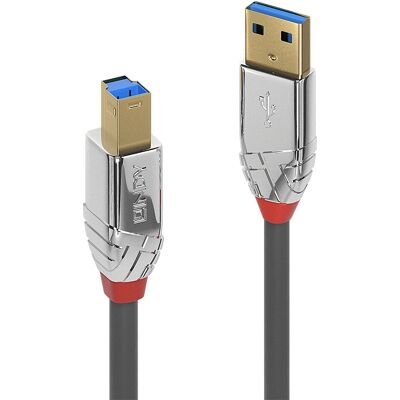 Cavo USB Lindy - USB 3.2 Gen 1 - Grigio Cavo USB Lindy - USB 3.2 Gen 1 - Grigio