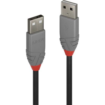 Lindy 36695 USB kábel - 5m, Fekete - USB 2.0 Lindy 36695 USB kábel - 5m, Fekete - USB 2.0