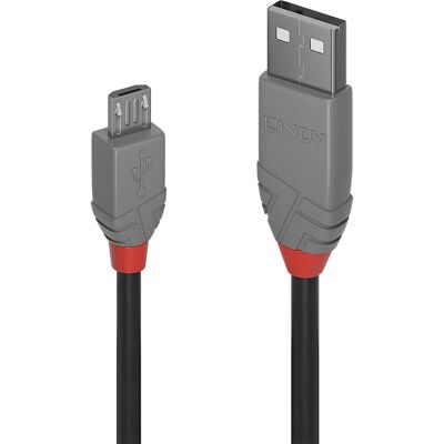 Lindy Marke USB-Kabel - Modell 36732 - Micro-USB B - 1m - Schwarz Lindy Marke USB-Kabel - Modell 36732 - Micro-USB B - 1m - Schwarz