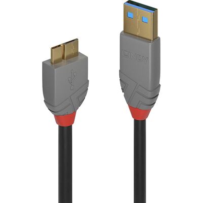 Lindy USB-Kabel - 1m - Schwarz - USB 3.2 Gen 1 Lindy USB-Kabel - 1m - Schwarz - USB 3.2 Gen 1