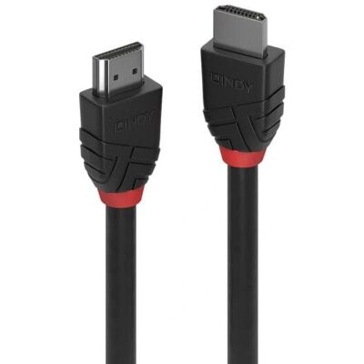 Lindy 36771 HDMI Kabel - Black Line - 1m - HDMI Typ A Lindy 36771 HDMI Kabel - Black Line - 1m - HDMI Typ A