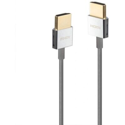 Lindy 36776 HDMI-kabel - 1m, Ultra High Speed, Vit Lindy 36776 HDMI-kabel - 1m, Ultra High Speed, Vit