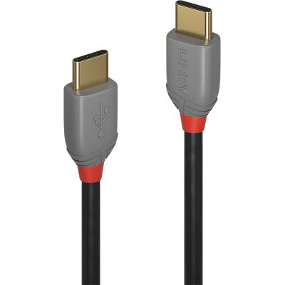 Lindy USB C Kabel - 3m - Sort - USB 2.0 Type C - Høj Ydelse Lindy USB C Kabel - 3m - Sort - USB 2.0 Type C - Høj Ydelse