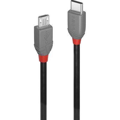 Câble USB Lindy 36890 - Noir - USB 2.0, 0,5m - Publicité Câble USB Lindy 36890 - Noir - USB 2.0, 0,5m - Publicité