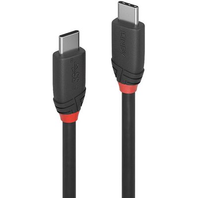 Lindy Black Line USB-C Kabel - USB 3.2 Gen 1/2/2x2 - 1m Lindy Black Line USB-C Kabel - USB 3.2 Gen 1/2/2x2 - 1m