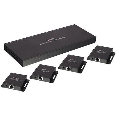 Lindy KVM Extender - 70m HDMI & IR - Musta Lindy KVM Extender - 70m HDMI & IR - Musta