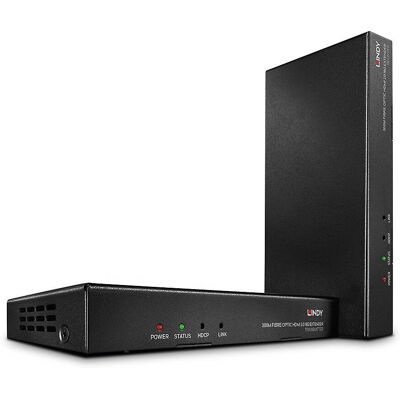 Lindy AV Extender - 4K HDMI Faseroptisch 300-1000m - Schwarz Lindy AV Extender - 4K HDMI Faseroptisch 300-1000m - Schwarz