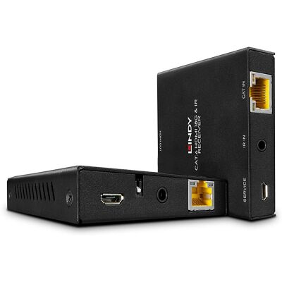 Lindy Fekete 4K HDMI & IR Kiterjesztő - AV Átviteli és Fogadó Lindy Fekete 4K HDMI & IR Kiterjesztő - AV Átviteli és Fogadó
