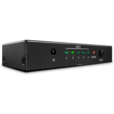 Lindy 38233 Video Switch - 5 Port HDMI 18G - Black Lindy 38233 Video Switch - 5 Port HDMI 18G - Black