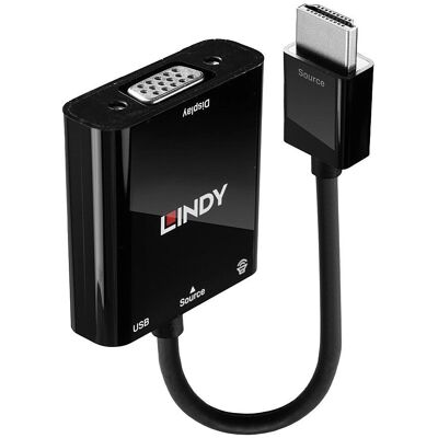 Lindy Model 38285 HDMI naar VGA & Audio Converter - Video Kabel Adapter Lindy Model 38285 HDMI naar VGA & Audio Converter - Video Kabel Adapter