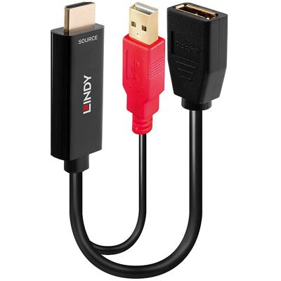 Lindy Modello 38289 Convertitore HDMI a DisplayPort - Convertitore di segnale video Lindy Modello 38289 Convertitore HDMI a DisplayPort - Convertitore di segnale video