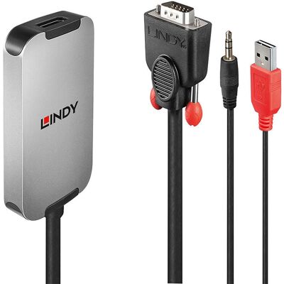 Lindy 38296 videokabeladapter - Sort Lindy 38296 videokabeladapter - Sort