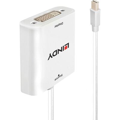 Lindy 38308 Mini DisplayPort / DVI Konverter - Video Kabeladapter Lindy 38308 Mini DisplayPort / DVI Konverter - Video Kabeladapter