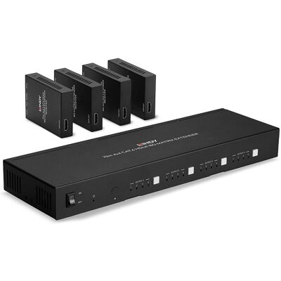 Lindy AV Extender - 4K HDMI 70m, Schwarz Lindy AV Extender - 4K HDMI 70m, Schwarz
