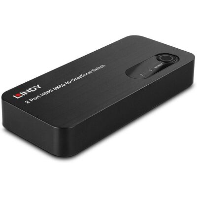 Lindy 38339 Video Switch - 2 Port HDMI 8K60 Bidirektional Lindy 38339 Video Switch - 2 Port HDMI 8K60 Bidirektional