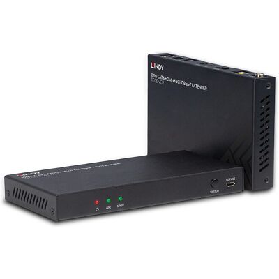 Lindy 38340 HDMI Extender - 4K UHD, IR, RS-232, PoC Lindy 38340 HDMI Extender - 4K UHD, IR, RS-232, PoC