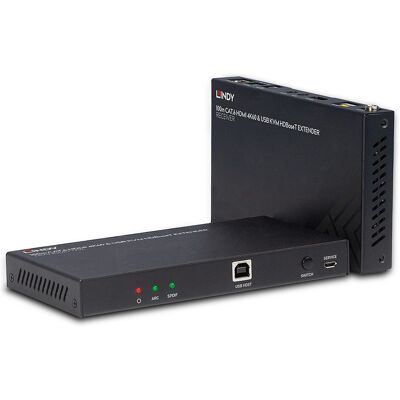 Lindy - 38343 KVM Extender - HDMI 4K60, Audio, IR & RS-232 Lindy - 38343 KVM Extender - HDMI 4K60, Audio, IR & RS-232