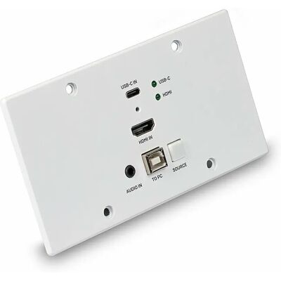 Lindy 38388 KVM Extender - HDMI 4K60 & Typ C Wandplatte Lindy 38388 KVM Extender - HDMI 4K60 & Typ C Wandplatte