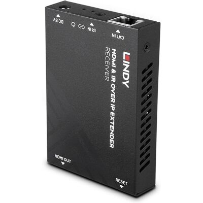 Lindy HDMI & IR über IP Extender - Empfänger - Schwarz - AV Extender Lindy HDMI & IR über IP Extender - Empfänger - Schwarz - AV Extender