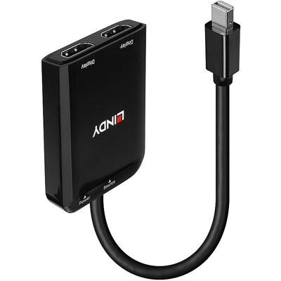 Lindy - Diviseur Vidéo/Audio - MST Hub, Mini Displayport - 2 Ports - Publicité Lindy - Diviseur Vidéo/Audio - MST Hub, Mini Displayport - 2 Ports - Publicité