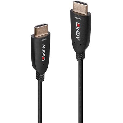 Lindy 38513 HDMI-kabel - 30m, Sort, HDMI 2.1 Lindy 38513 HDMI-kabel - 30m, Sort, HDMI 2.1
