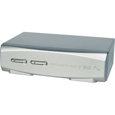 Lindy 39304 KVM Switch Silber - KVM Switch - 2 Ports Lindy 39304 KVM Switch Silber - KVM Switch - 2 Ports
