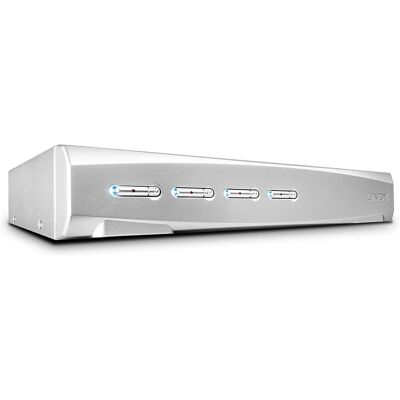 Lindy 39305 Silber KVM Switch - DisplayPort 4K 60Hz Lindy 39305 Silber KVM Switch - DisplayPort 4K 60Hz