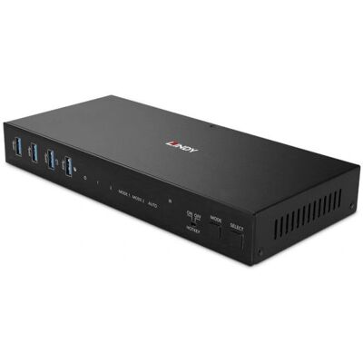 Lindy 39314 Dual Head HDMI 4K60 KVM Switch - Schwarz Lindy 39314 Dual Head HDMI 4K60 KVM Switch - Schwarz