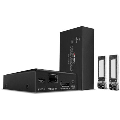 Lindy 39376 Estensore KVM - 4K DisplayPort & USB Lindy 39376 Estensore KVM - 4K DisplayPort & USB