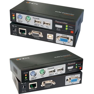 Lindy 39378 KVM Kiterjesztő - VGA USB PS/2 - 300m Lindy 39378 KVM Kiterjesztő - VGA USB PS/2 - 300m