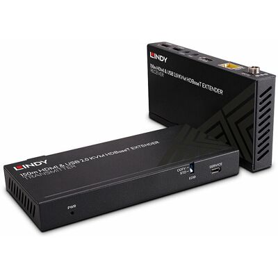 Lindy Modello 39384 Estensore KVM - 4K HDMI, USB, IR, PoC Lindy Modello 39384 Estensore KVM - 4K HDMI, USB, IR, PoC