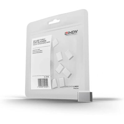 Lindy USB Type C Port Blocker - 10 db - Fehér - Port Blocker Lindy USB Type C Port Blocker - 10 db - Fehér - Port Blocker