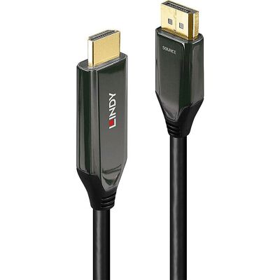 Lindy Aktiver DisplayPort zu HDMI Adapter - 8K 60Hz, HDR, 3m Lindy Aktiver DisplayPort zu HDMI Adapter - 8K 60Hz, HDR, 3m