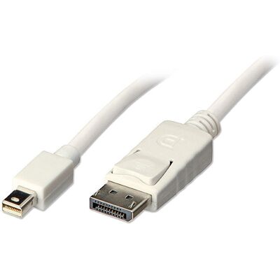 Cavo DisplayPort Lindy 41058 - 3m, Bianco, Support 4K Cavo DisplayPort Lindy 41058 - 3m, Bianco, Support 4K