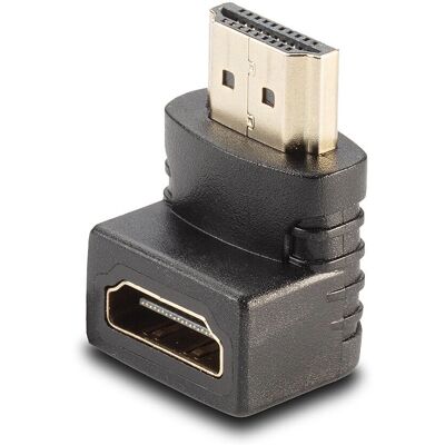 Adapter HDMI Lindy 41085 - 90° w dół - HDMI kobieta do mężczyzny Adapter HDMI Lindy 41085 - 90° w dół - HDMI kobieta do mężczyzny
