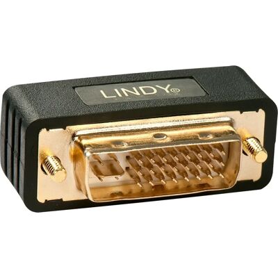 Lindy 41099 Convertitore di genere del cavo - DVI-D Nero Lindy 41099 Convertitore di genere del cavo - DVI-D Nero