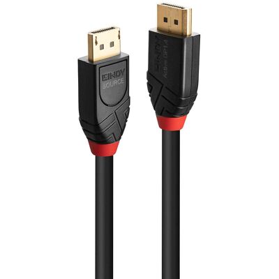 Lindy 41167 Aktiv DisplayPort kabel - 5M - Sort Lindy 41167 Aktiv DisplayPort kabel - 5M - Sort