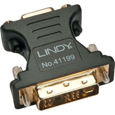 Adattatore DVI a VGA Lindy 41199 - Nero Adattatore DVI a VGA Lindy 41199 - Nero
