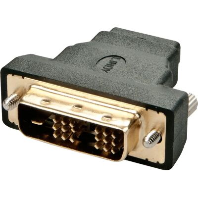Lindy 41228 HDMI-zu-DVI-D Kabeladapter - Schwarz Lindy 41228 HDMI-zu-DVI-D Kabeladapter - Schwarz