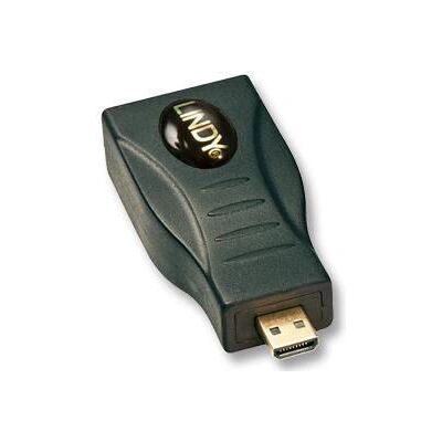 Lindy Adapter HDMI Mini/Micro - Unterstützt HDMI & HDCP, Kompakt, Schwarz Lindy Adapter HDMI Mini/Micro - Unterstützt HDMI & HDCP, Kompakt, Schwarz