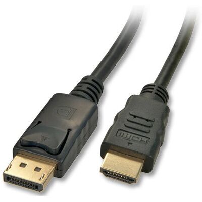 Adattatore cavo video Lindy 41481 - 2m DisplayPort HDMI Nero Adattatore cavo video Lindy 41481 - 2m DisplayPort HDMI Nero