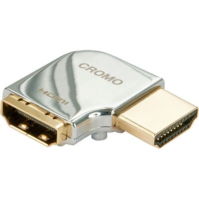 Lindy CROMO HDMI Han till Hona 90° Vinkel Adapter - Kabel Könsbytte Lindy CROMO HDMI Han till Hona 90° Vinkel Adapter - Kabel Könsbytte