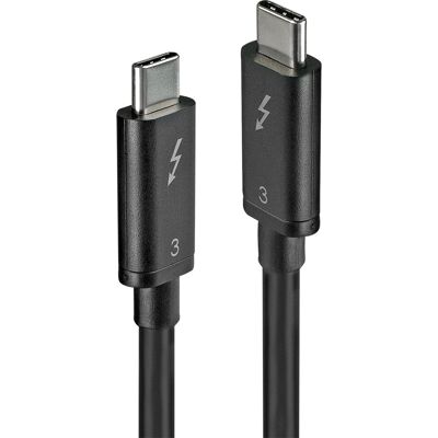 Cavo USB C Lindy - Thunderbolt 3 - Nero Cavo USB C Lindy - Thunderbolt 3 - Nero